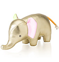 Elephant Gold Bookend.