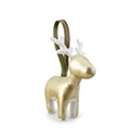 Reindeer Miyo Gold Christmas Ornament.