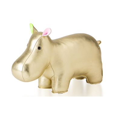 The Hippo Gold Bookend.